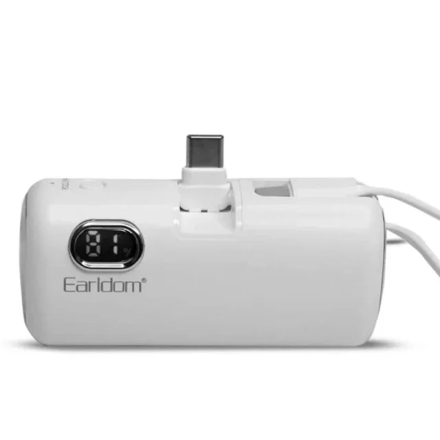 پاور بانک فست شارژ ارلدام ET-PD41C VOOC QC3.0 PD 22.5W ظرفیت 5000 میلی آمپر ساعت